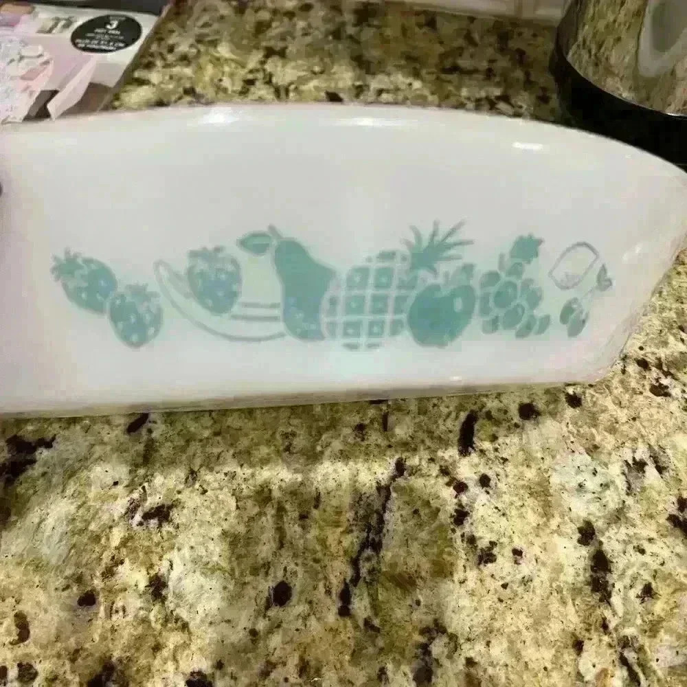 Glasbake divided dish Vintage